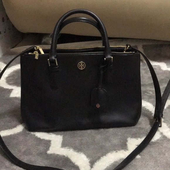 Tory Burch Robinson Mini Double Zip Tote - Picture 5 of 6